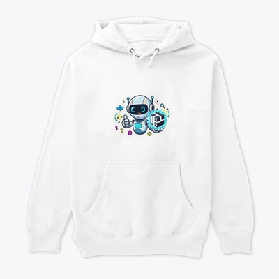 'Fun Robot' Premium Pullover Hoodie — Support the Mission image
