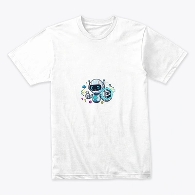 'Fun Robot' Premium Tee — Back Free AI Tools image